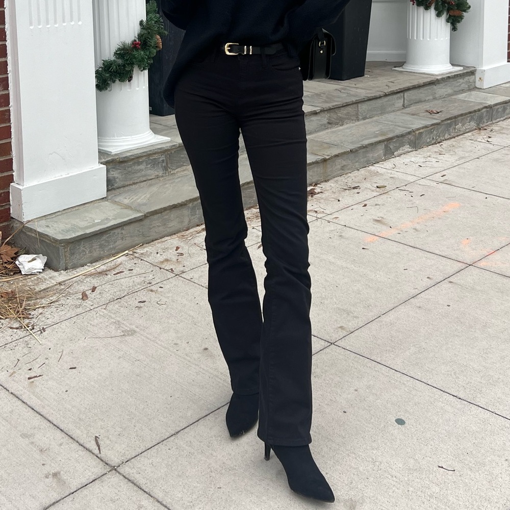 Frame le mini boot noir jeans